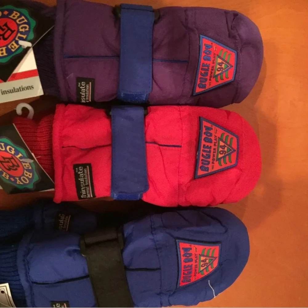 Bugle Boy Blue Thermal Insulation Gloves Boys size 5-7